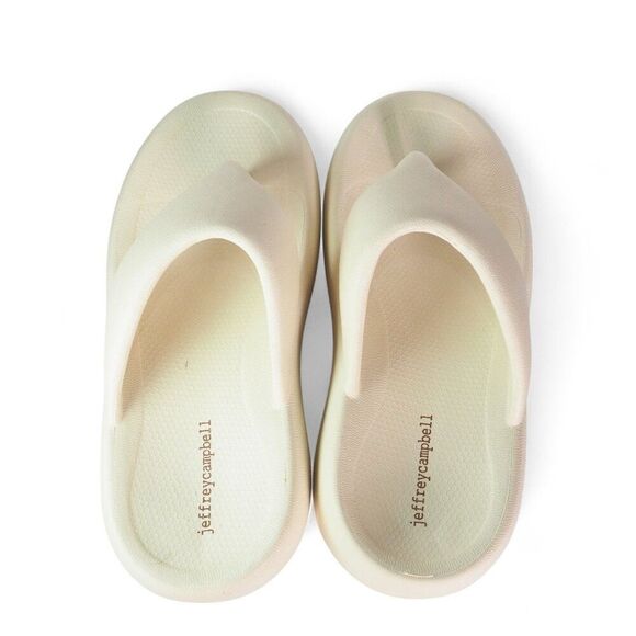 Jeffrey Campbell Chillaxin Bubble Platform Thong Sandals "Sea Salt" Women's 8/39 - Picture 6 of 10